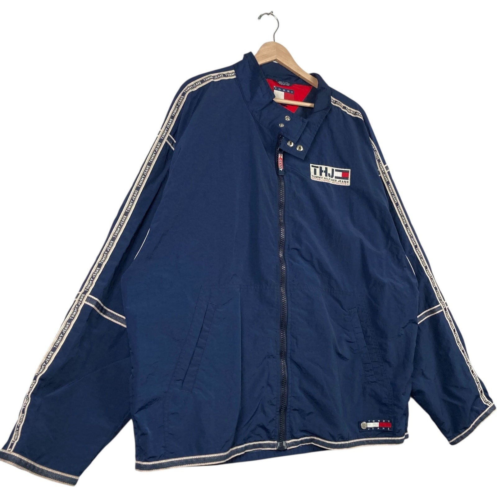 Vintage Tommy Hilfiger Jeans Arm Tape Light Jacket
