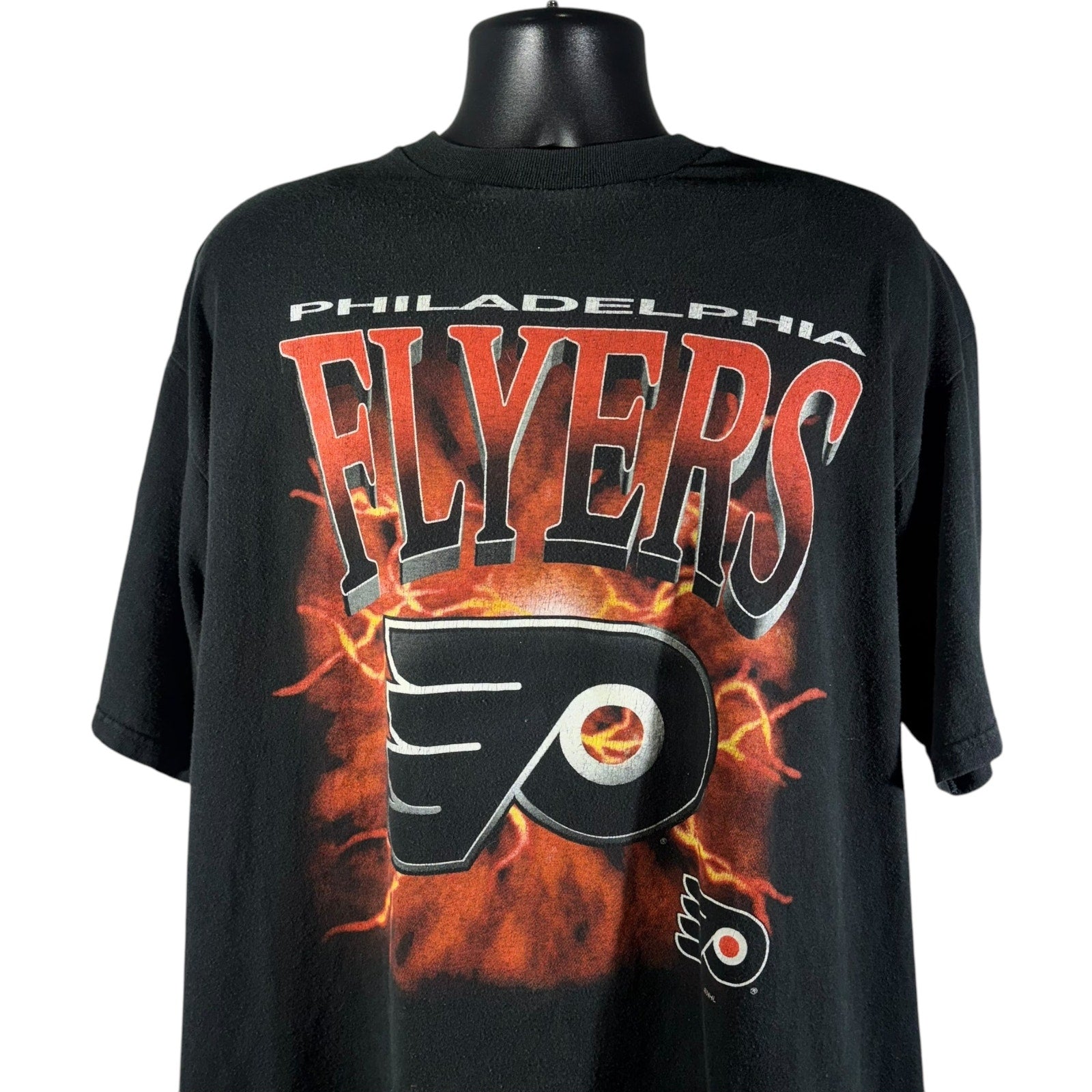 Vintage NHL Philadelphia Flyers Explosion Spellout Tee