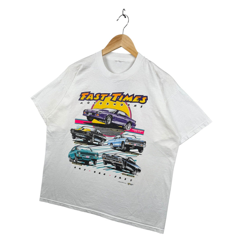 Vintage Fast Times Motorworks Muscle Car T-Shirt