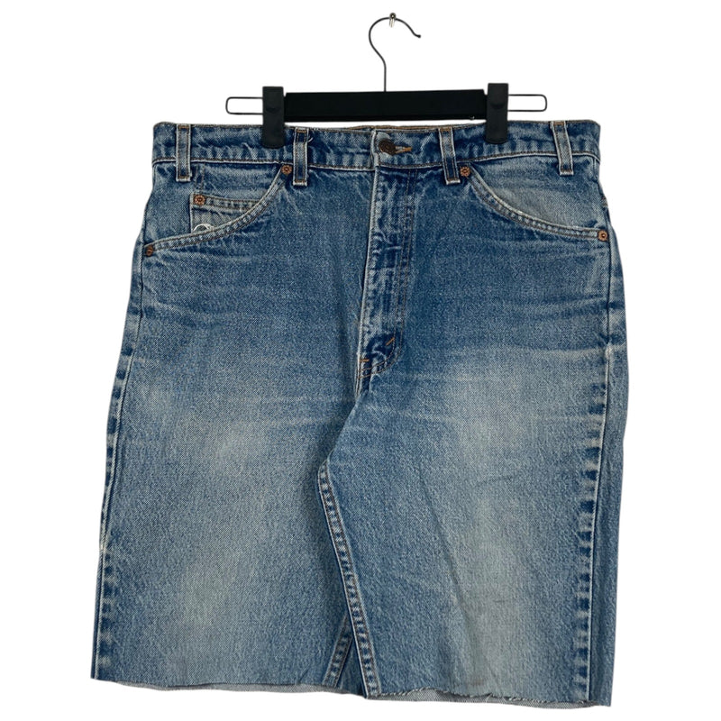 Vintage Levis 517 Denim Cut Off Shorts 34