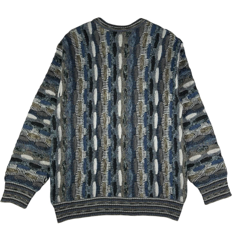 Vintage Norm Thompson 3D Knit Pullover Sweater