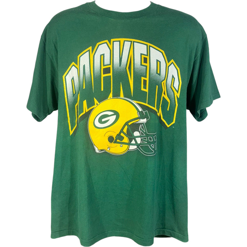 Vintage Green Bay Packers Helmet NFL Tee