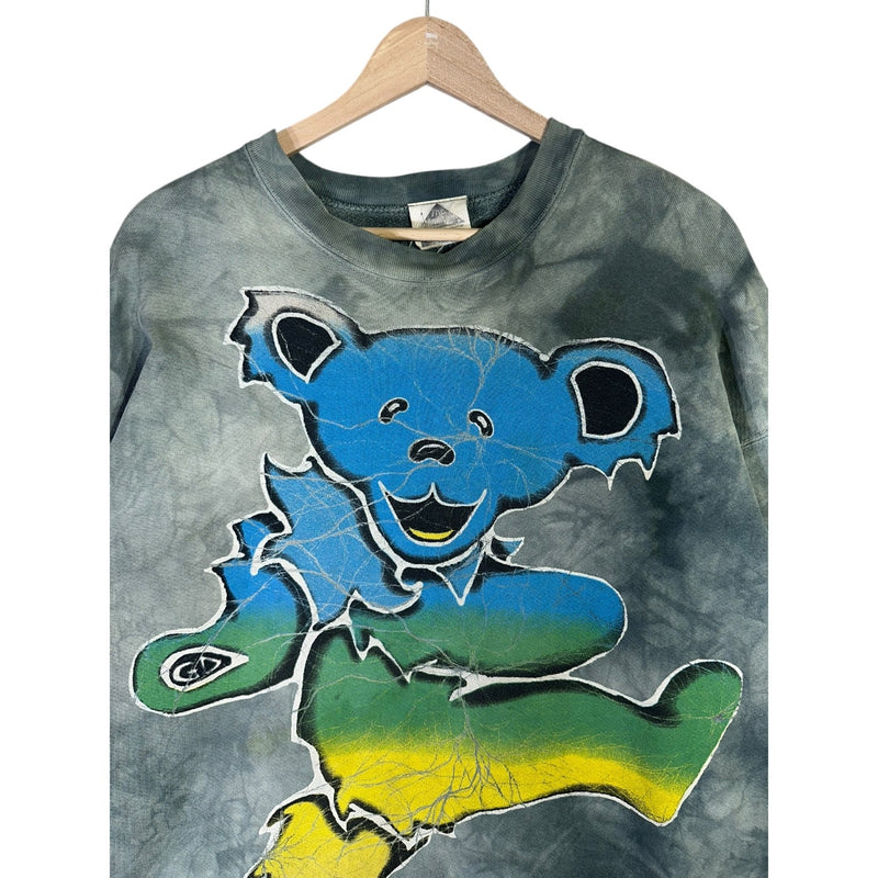 Vintage Grateful Dead Dancing Bear Tie-Dye Crewneck