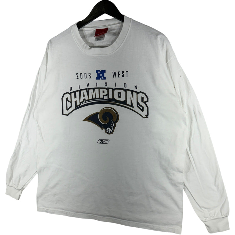 Vintage Rams NFC Division Champions Long Sleeve 2003