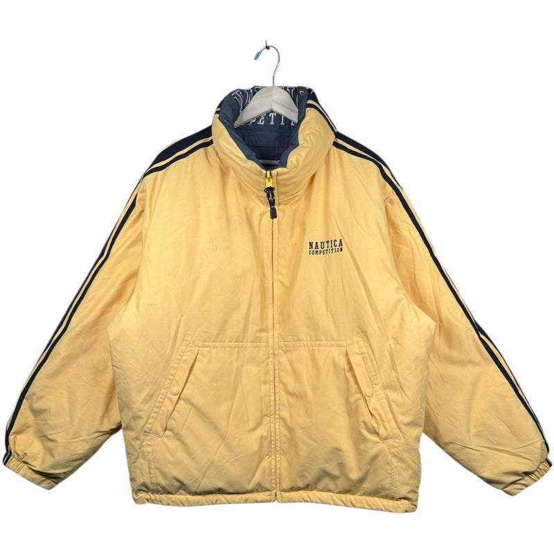 Vintage Nautica Competition Reversible Puffer Jacket