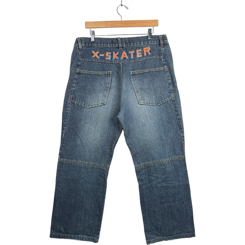 Vintage Kosmo Moda X-Skater Straight Leg Denim Jeans 36