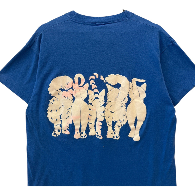 Vintage Heads & Tails Cats' Clowder Double Sided Tee