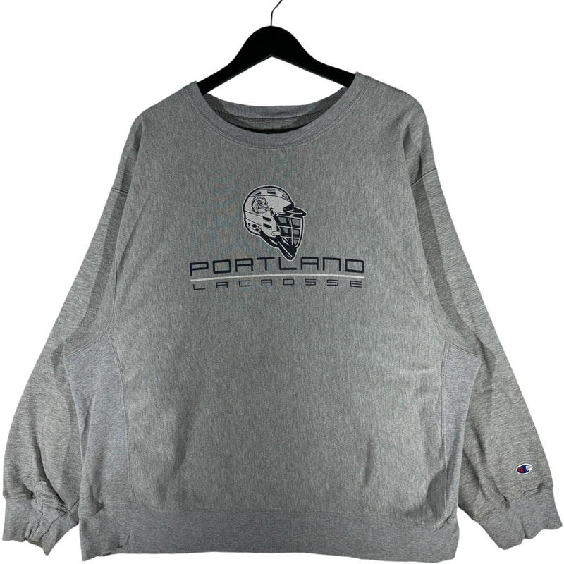 Vintage Champion Premium Reverse Weave Portland Lacrosse Crewneck