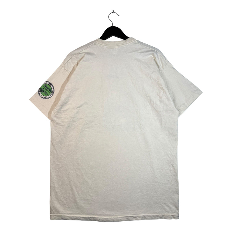 Vintage Panda Bamboo Graphic T-Shirt