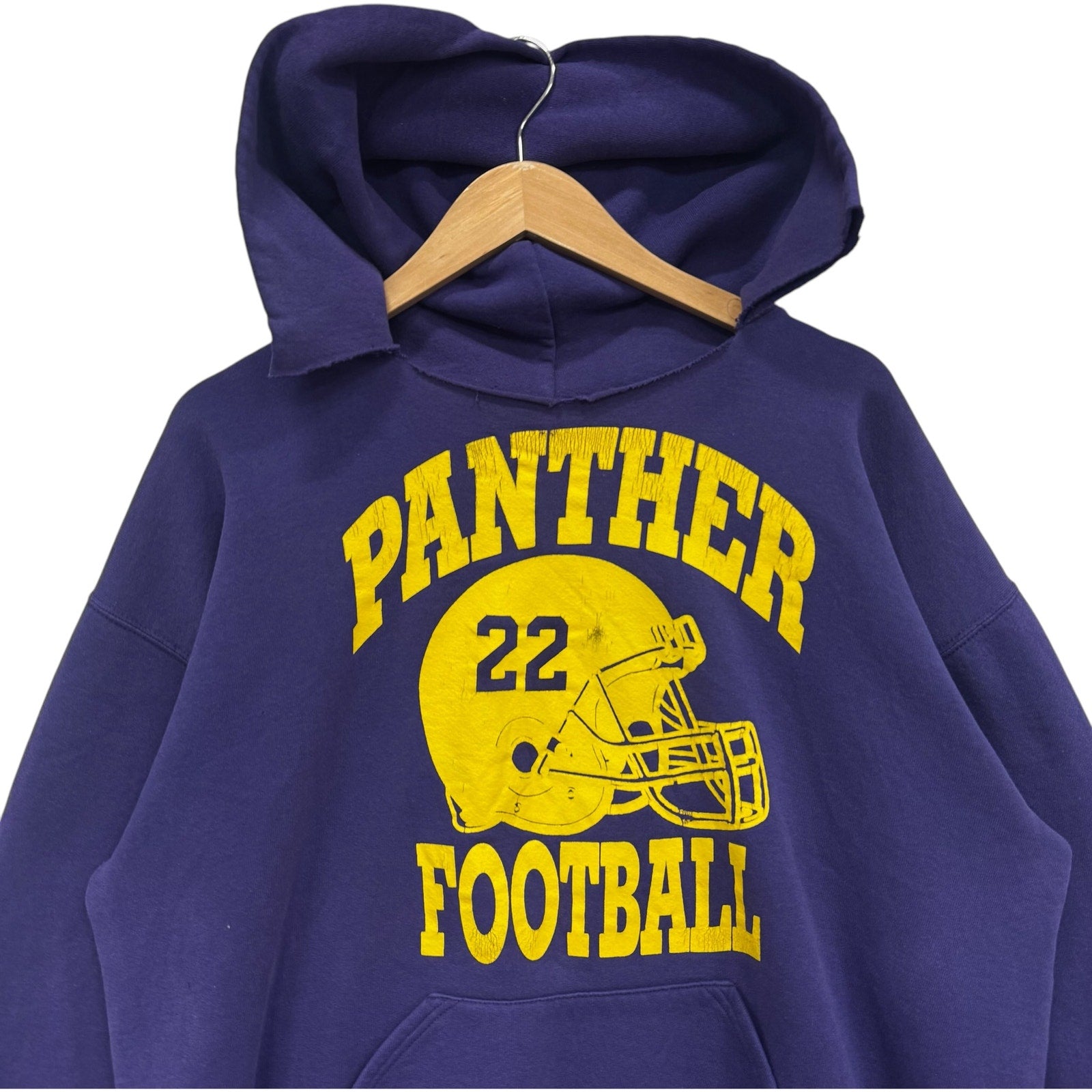 Vintage Russell Athletic Panther Football Helmet Hoodie