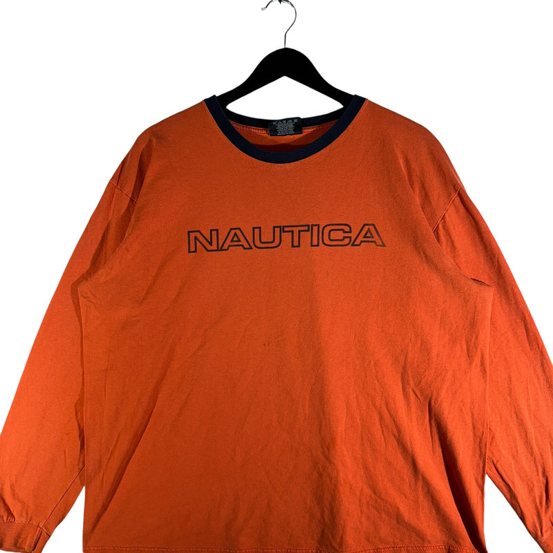 Vintage Nautica Spellout Long Sleeve