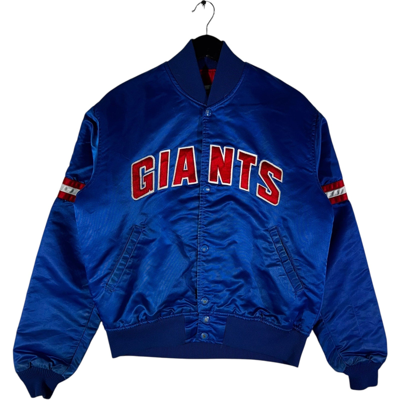 Vintage Starter New York Giants Satin Bomber Jacket 90s