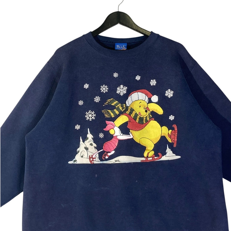Vintage Disney Winnie the Pooh Christmas Women's Crewneck