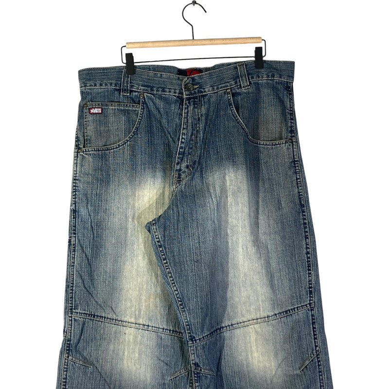 Vintage Mecca Wide Leg Denim Jeans 38