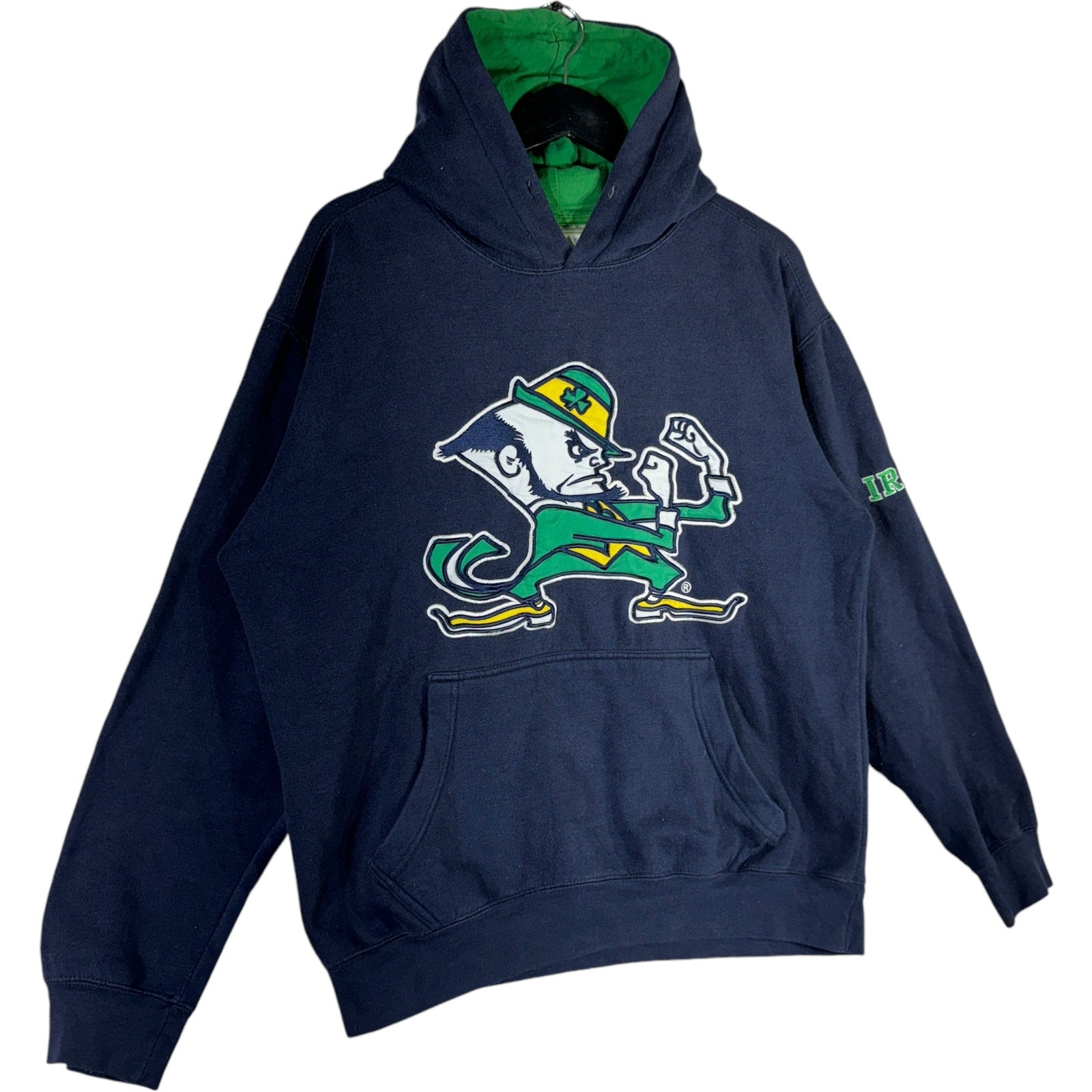 Vintage Notre Dame Green fashion Hoodie