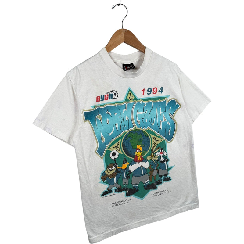 Vintage Looney Tunes AYSO World Games Soccer 90s T-Shirt