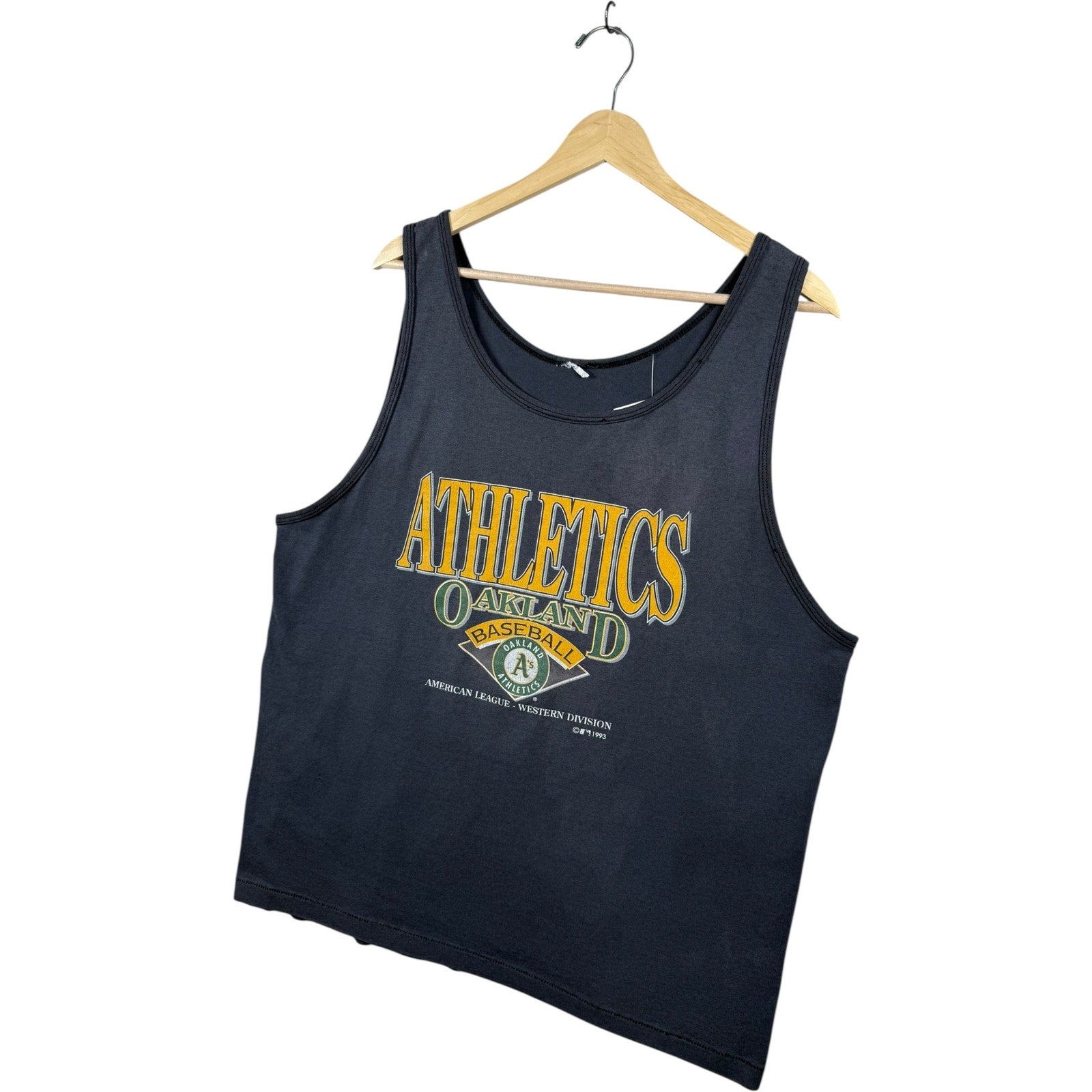 Vintage American League Oakland Athletics Baseball Tank 1993 Top