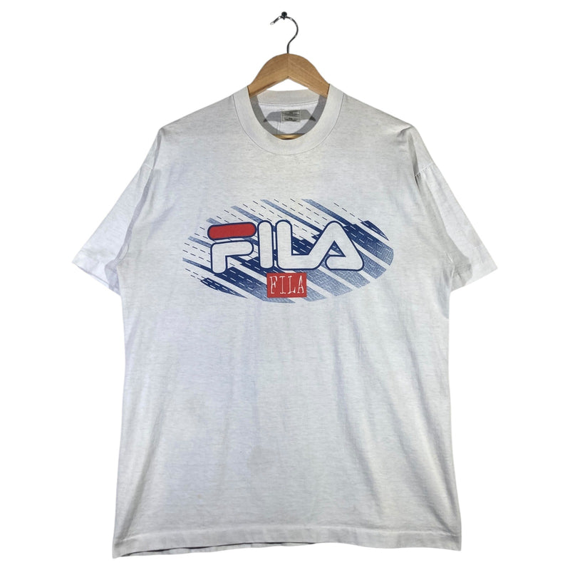 Vintage Fila Spellout Graphic Short Sleeve T-Shirt