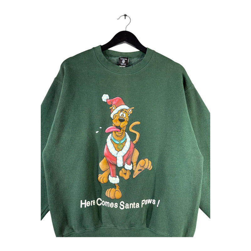 Vintage Scooby Doo "Here Comes Santa Paws!" Crewneck
