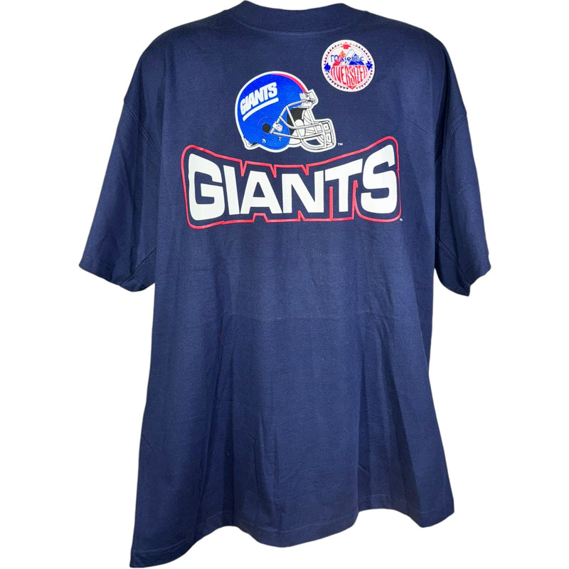 Vintage Majestic New York Giants NFL Spellout Tee 90s