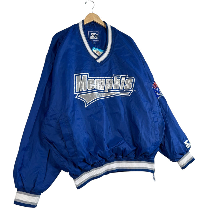 Vintage Starter University Of Memphis Pullover Windbreaker