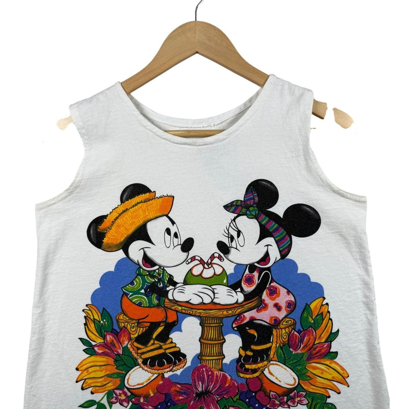 Vintage Disney Mickey Minnie Mouse Graphic Tank Top