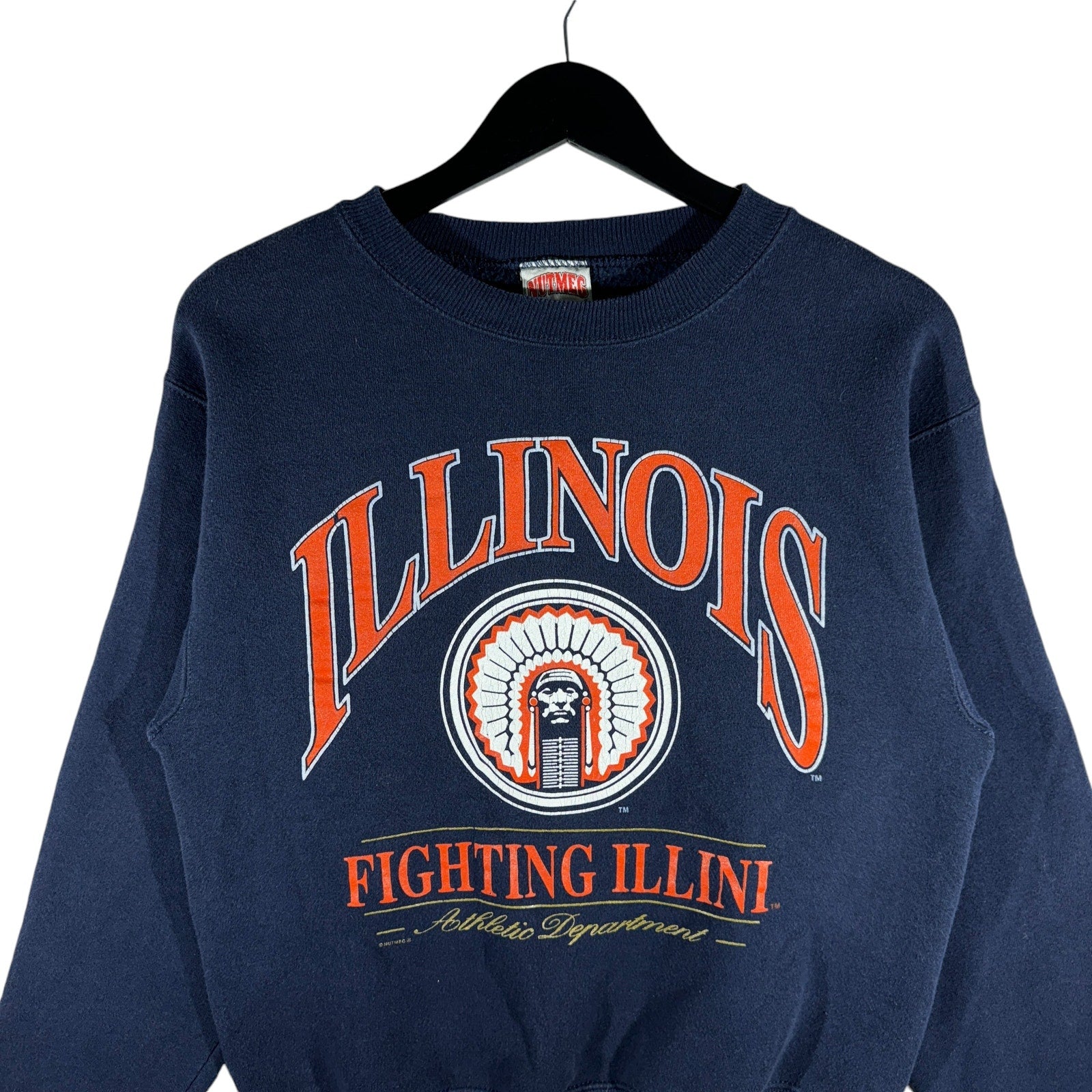 Vintage Nutmeg University Of Illinois Crewneck