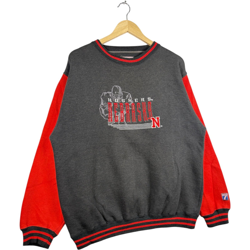 Vintage University Of Nebraska Huskers Football Crewneck