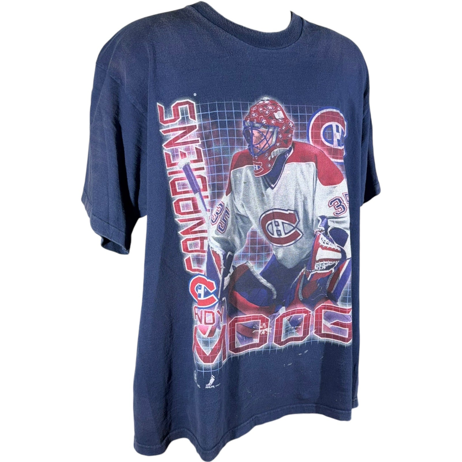 Vintage Pro Player Montreal Canadians Andy Moog NHL Player Tee