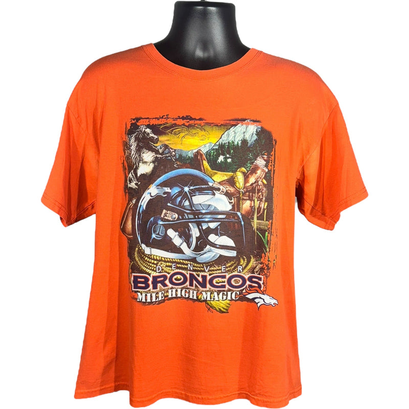 Vintage Denver Broncos "Mile High Magic" NFL Tee