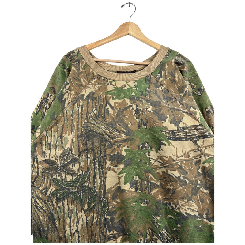 Vintage Liberty Real Tree Camouflage AOP Crewneck