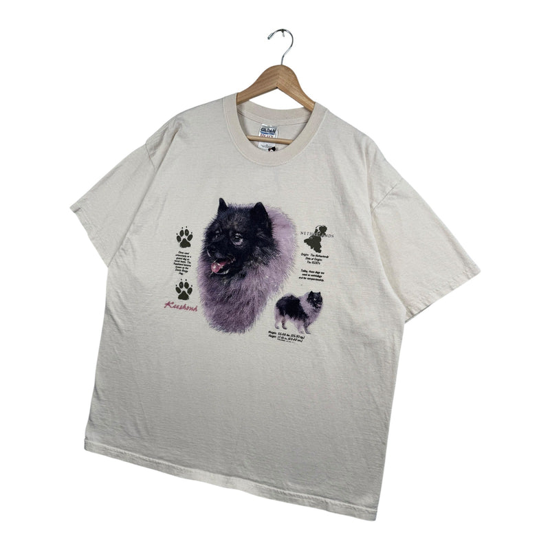 Vintage Keeshond Dog Graphic T-Shirt