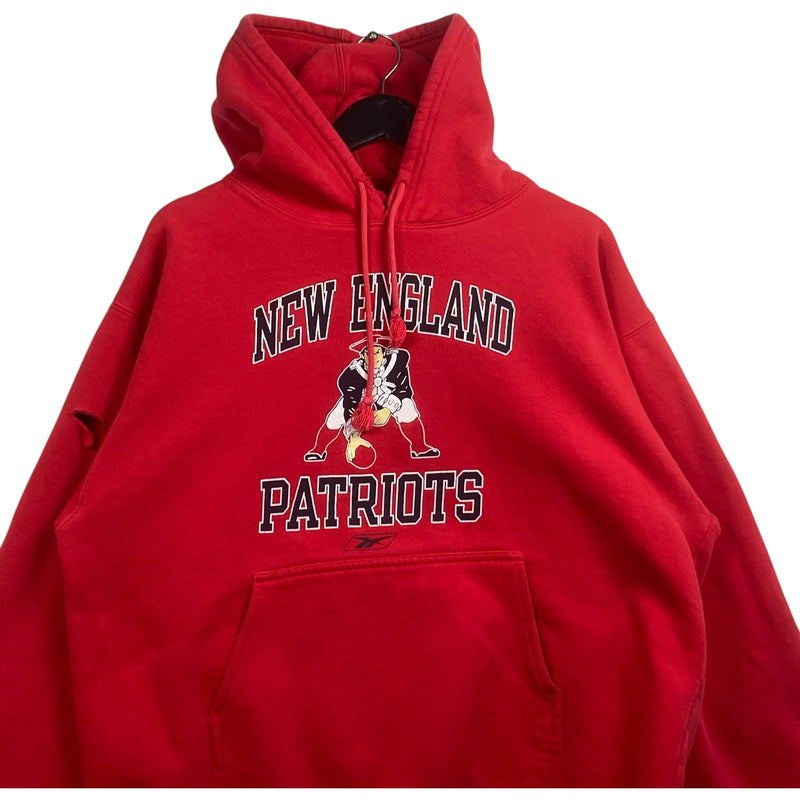 Vintage Reebok New England Patriots Mascot NFL Hoodie