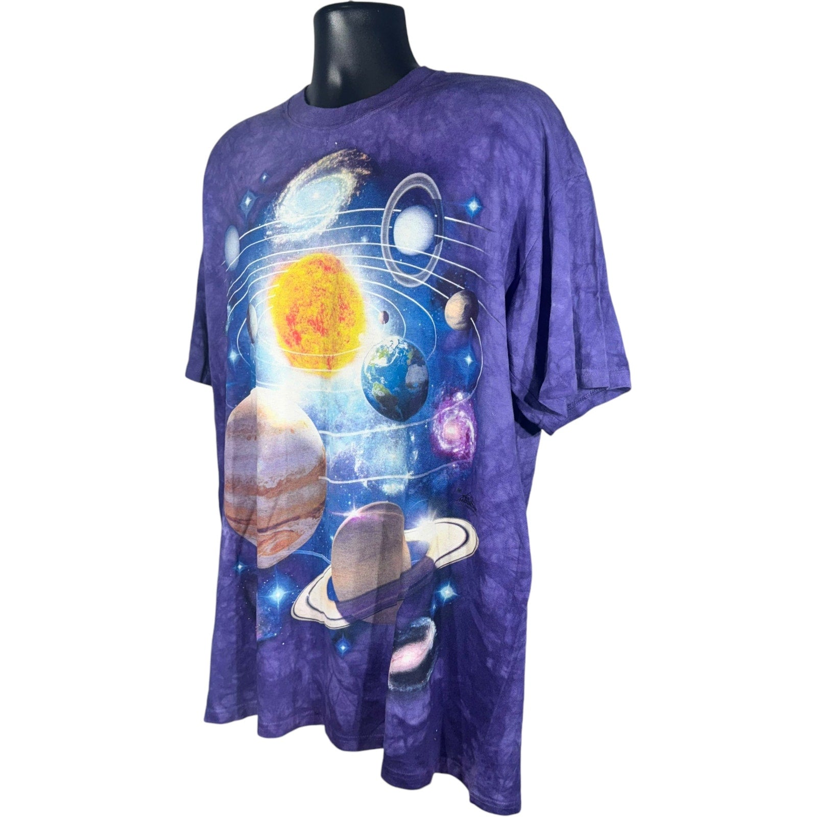 Vintage The Mountain Galaxy Solar System Tie-Dye Tee