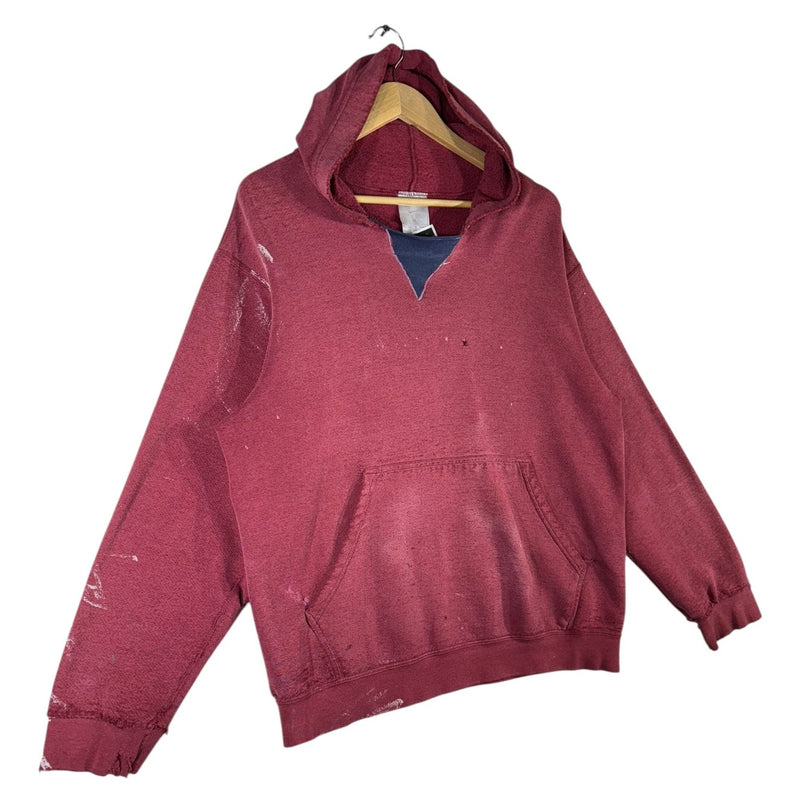 Vintage Nike Cut & Sew Center Swoosh Hoodie