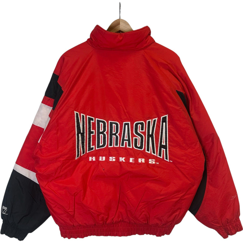 Vintage University of Nebraska Huskers Puffer Jacket