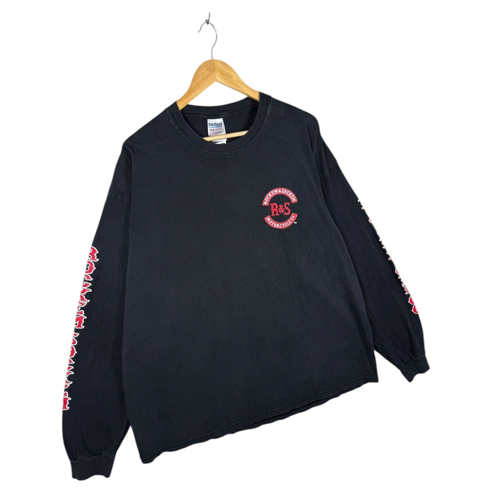 Vintage Rockem & Sockem Motorcycle Co Long Sleeve T-Shirt