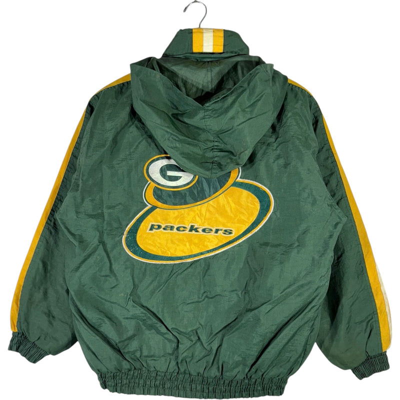 Vintage Youth NFL Logo Athletic Green Bay Packers Puffer Jacket