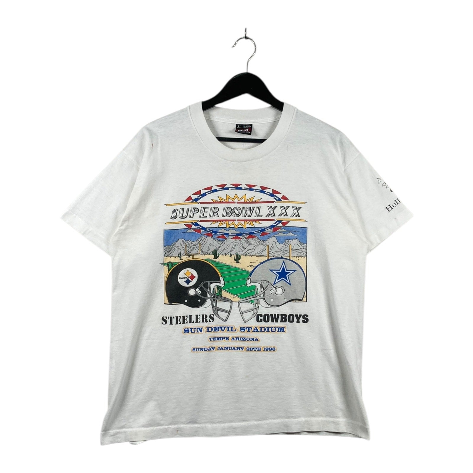 Vintage NFL Super Bowl Steelers Vs Cowboys T-Shirt