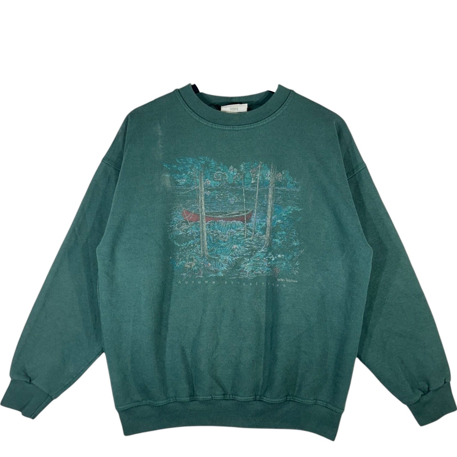 Vintage Autumn Reflections Nature Crewneck 90s