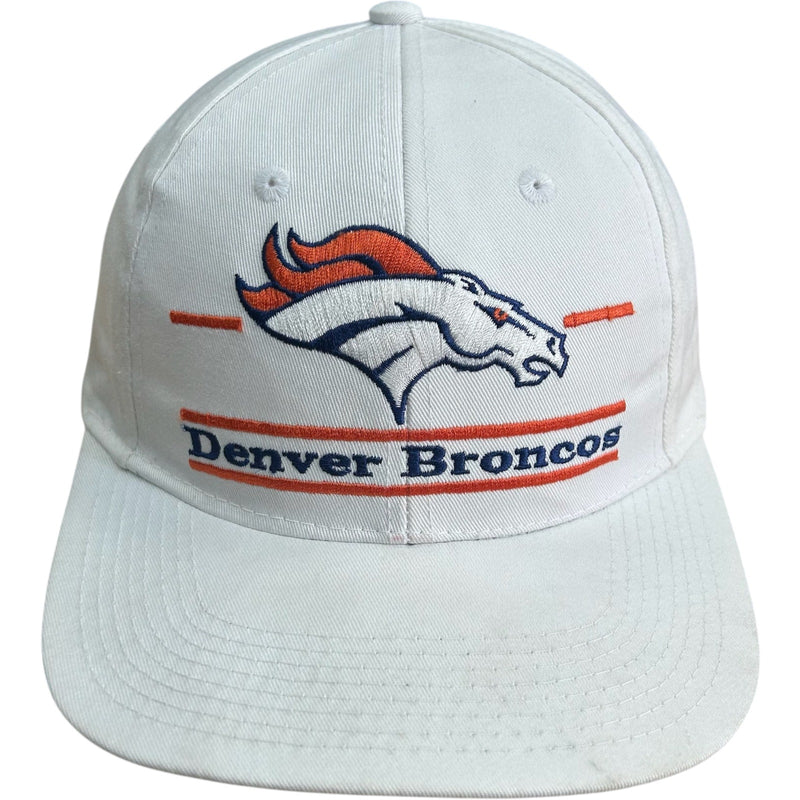 Vintage Russell Denver Broncos Logo Embroidered NFL Snapback Hat