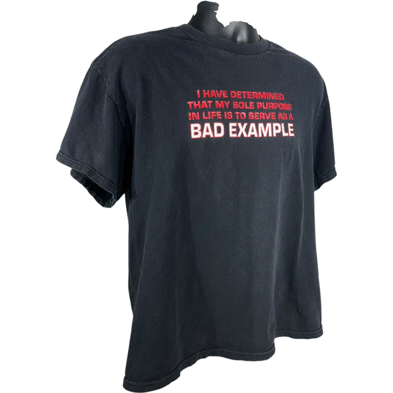 Vintage "Bad Example" Joke Tee