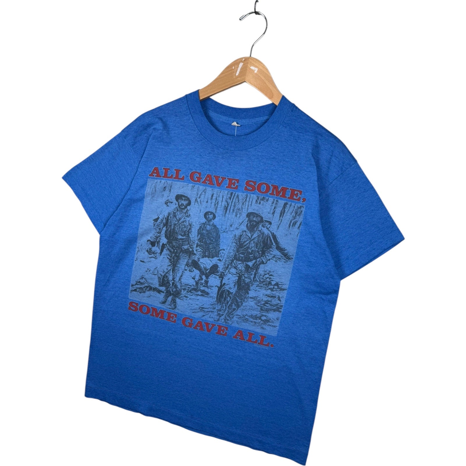 Vintage Military Tribute Graphic T-Shirt