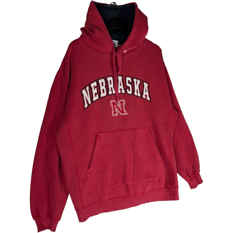 Vintage University Of Nebraska Spellout Hoodie