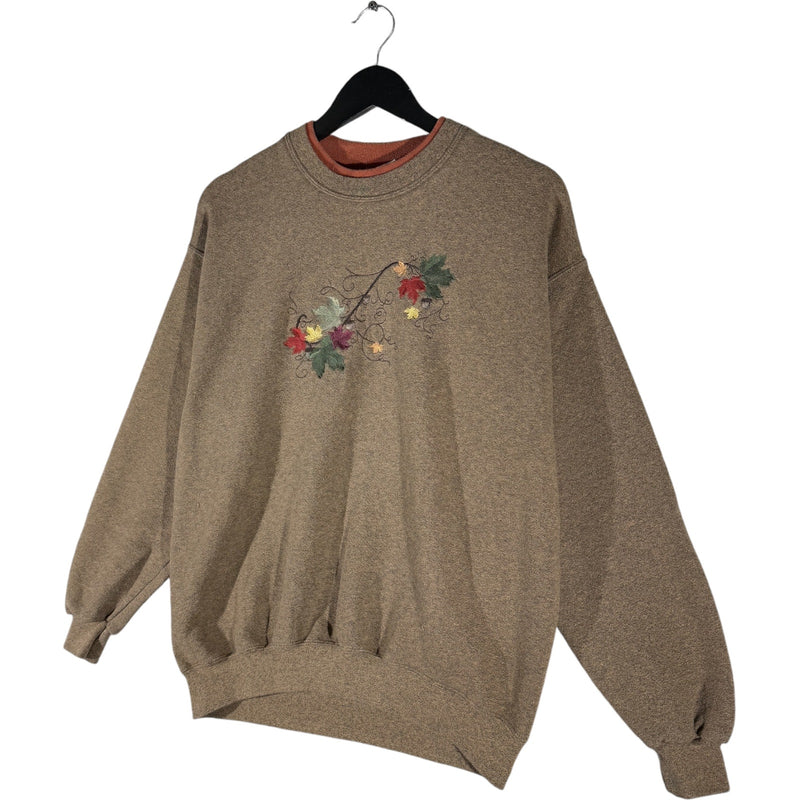 Vintage Autumn Floral Crewneck