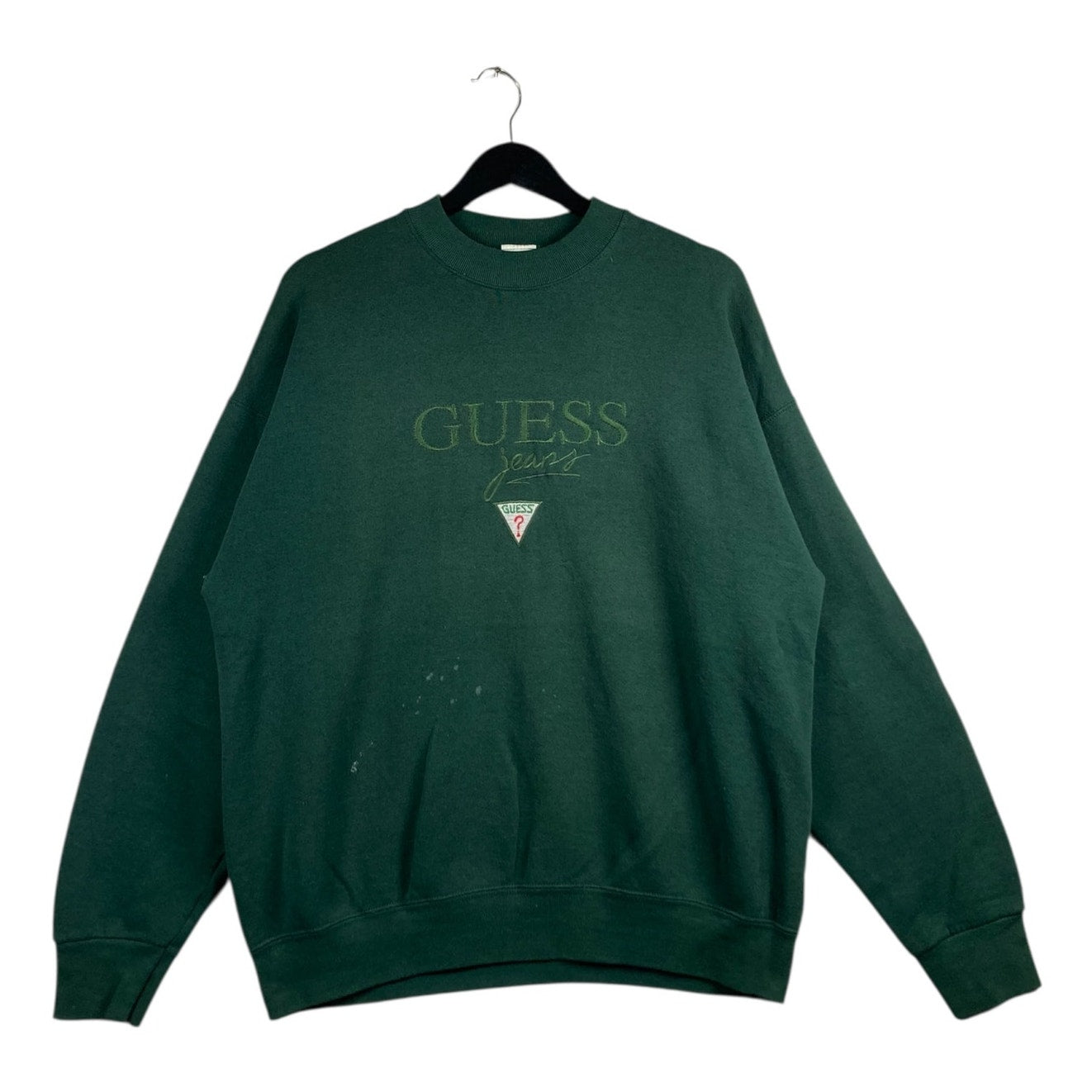 Vintage Guess Embroidered Logo Crewneck