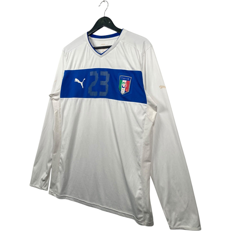Vintage Italy Puma #23 Long Sleeve Soccer Jersey