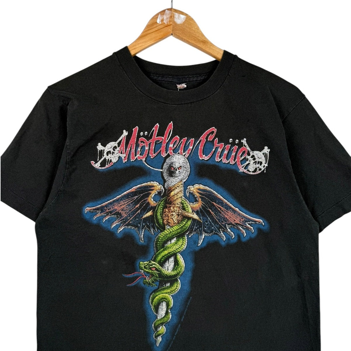Vintage Motley Crue Dr Feelgood Album Graphic T-Shirt