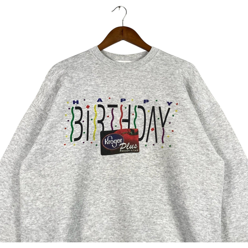 Vintage Happy Birthday Kroger Crewneck