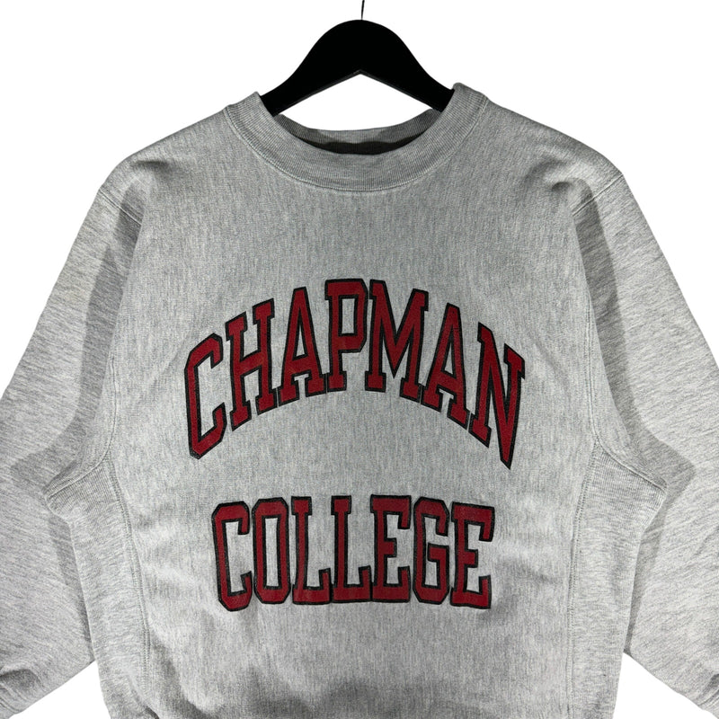 Vintage Champion Reverse Weave Warm-Up Chapman College Crewneck 80s